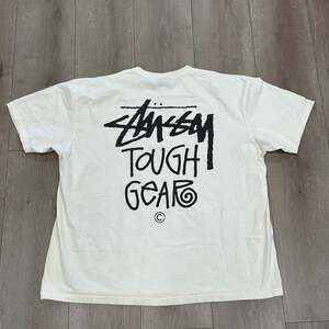 SS24 Stussy Tough Gear Tee T Shirt White size XXL 2XL SF